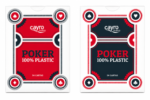 Cărți de joc Poker, 100% plastic - Cayro
