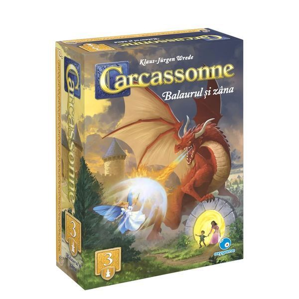 Carcassonne: Balaurul și z&acirc;na (Extensia 3) (Ediția nouă) (RO)