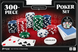 Set cu 300 jetoane de poker, &icirc;n cutie metalică - Premium Classics