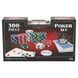 Set cu 300 jetoane de poker, &icirc;n cutie metalică - Premium Classics